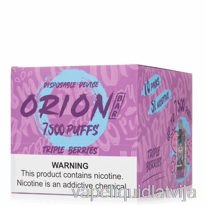 [10 Iepakojumu] Pazaudēts Vape Orion Bar 7500 Vienreizējās Lietošanas Vape šķidrums